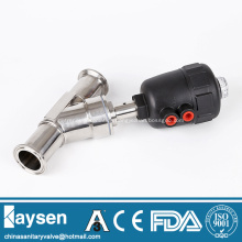 DIN Sanitary clamped angle seat valves